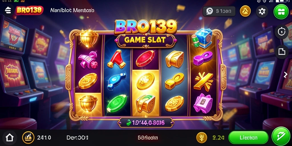 Tampilan menarik dari gameplay BRO138 dengan tema Slot yang beragam.