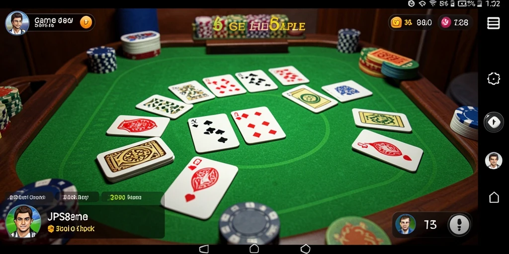 Tampilan menarik dari gameplay gaple di JPS88.