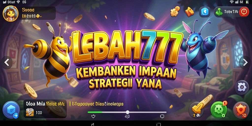 Tampilan seru gameplay LEBAH777 dengan aksi strategi yang menarik.