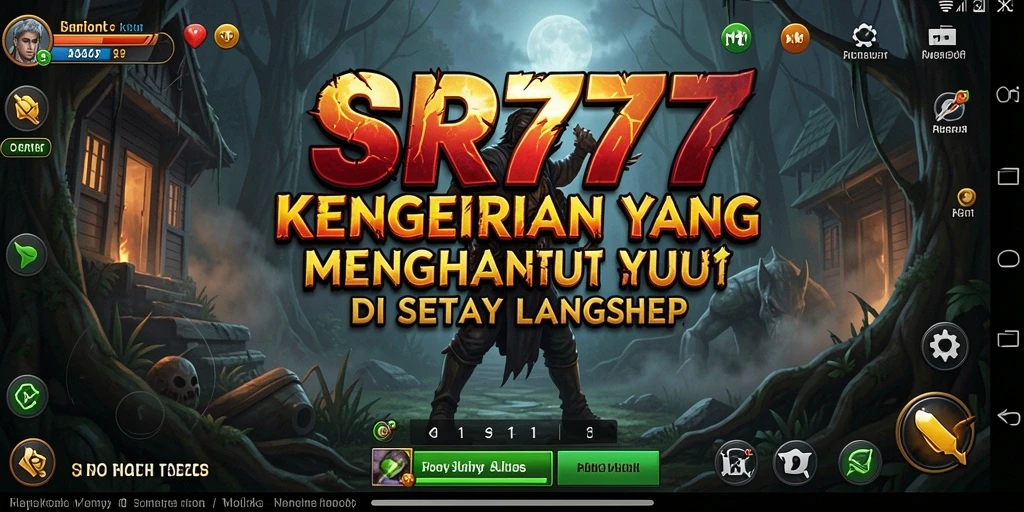 Tampilan gameplay SR777 yang menegangkan dan menyeramkan.